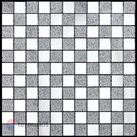 Стеклянная мозаика Natural Mirror QM-2542 (2,58х2,58) 30х30