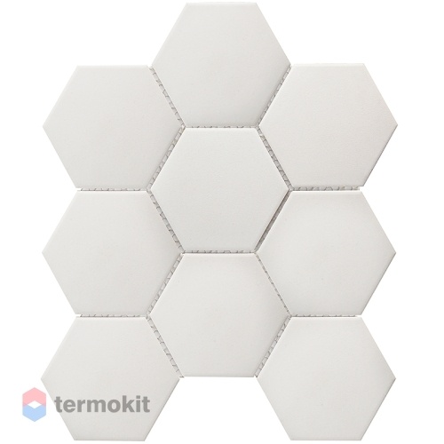 Керамическая Мозаика Starmosaic Hexagon big White Matt Antislip (JFQ51011) 25,6х29,5х6