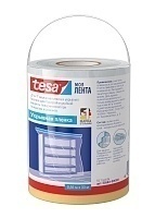 Tesa Lenta Укрывная пленка с малярной лентой 33м x 55см