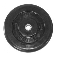 Диск обрезиненный MB Barbell 31 мм, 10 кг MB-PltB31-10