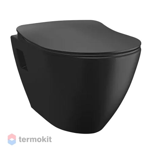 Чаша унитаза подвесного CREAVIT TERRA черный матовый TP325-00SM00E-0000