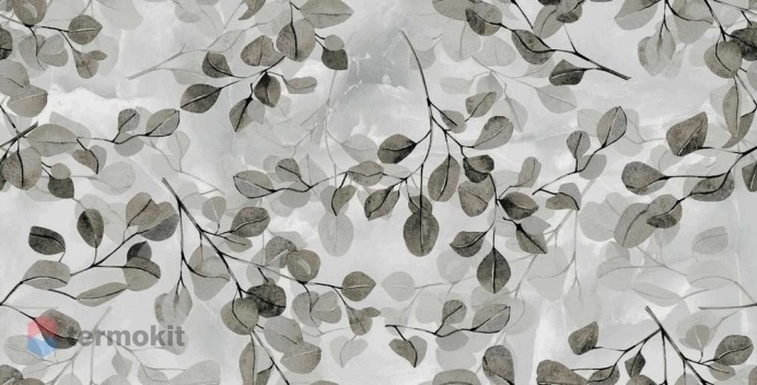 Керамическая плитка Primavera Сильвия TP3666H серый декор 30x60