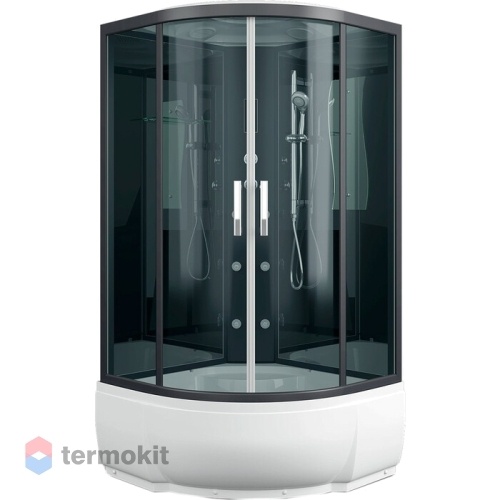 Душевая кабина Erlit Eclipse 100х100 (тонированное стекло) хром ER5710TP-C24