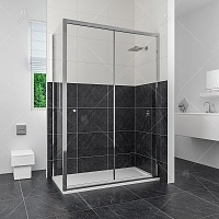 Душевой уголок RGW Classic CL-45 (CL-12 + Z-050-1) 1850x1000x800 Хром 04094508-011