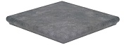 Ступень Westerwalder Klinker Atrium WKS 31170 E Dunkelgrau угловая 32x32
