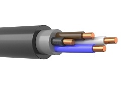 Кабель Севкабель ВВГнг-LS  4x2,5 отрезок \ 070м \