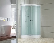 Душевая кабина Black&White Galaxy 90x90 (прозрачное стекло) белый G8501-90х90