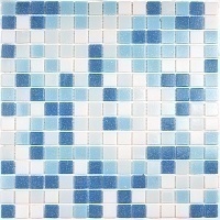 Стеклянная Мозаика Bonaparte Aqua 200 (на бумаге) (4x20x20) 32,7x32,7