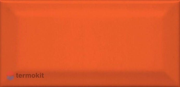 Керамическая плитка Kerama Marazzi Клемансо 16075 оранжевый грань настенная 7,4x15