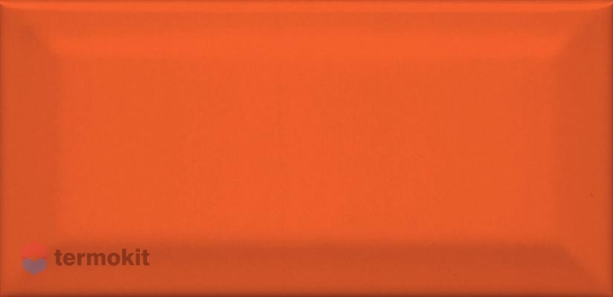 Керамическая плитка Kerama Marazzi Клемансо 16075 оранжевый грань настенная 7,4x15