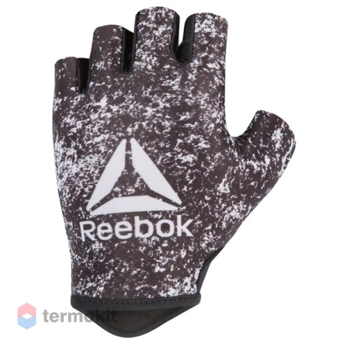 Перчатки для фитнеса Reebok белый/черн, S RAGB-13633