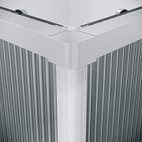 Душевой уголок Niagara Nova 1950x1000x1000 (рифленое стекло) хром NG-4624-34