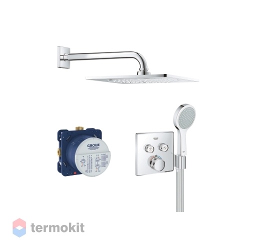 Душевой комплект скрытого монтажа с термостатом GROHE SmartControl Grohtherm 34742000