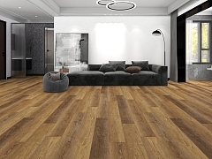 Каменно-полимерная плитка SPC Floorwood Quantum 8804 Дуб Томсон