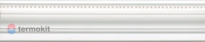 Керамическая плитка Kerama Marazzi Фару BLE022R Бордюр Багет белый матовый обрезной 5,5х25