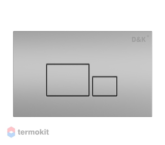 Клавиша смыва D&K Quadro сатин DB1519002