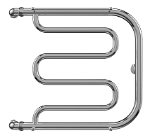 Водяной полотенцесушитель Terminus Фокстрот с полкой AISI 32х2 600х600 Уцененный