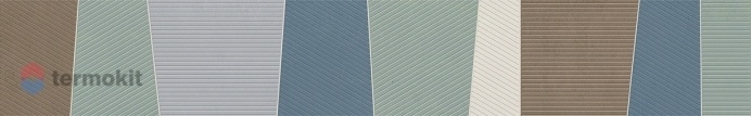 Керамическая плитка Azori Azolla Geometria бордюр 6,2х40,5