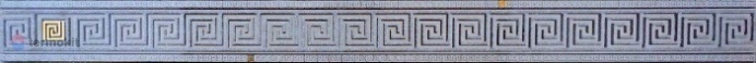 Керамическая плитка Ceramica Classic Пальмира Бордюр стеклянный серый 5х60