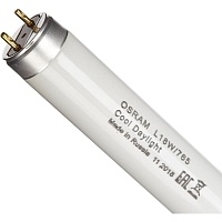 Лампа люминесцентная Osram L 18W/765 T8 G13, 10 шт.