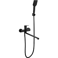Смеситель для ванны и душа ESKO SINGAPORE black черный матовый SB 31