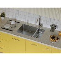 Мойка для кухни OMOIKIRI TAKI 69-2-U/IF SIDE GB графит 4993183