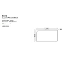 Тумба с раковиной Burgbad Sinea 2.0 121 подвесная белый глянец SFFQ121L F2800 G0165 C0001*1