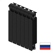 БиМеталлические радиаторы Rifar Monolit Ventil 500 с нижним подключением Антрацит