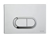 Клавиша смыва Vitra Loop O для инсталляций 742-XXXX, нержавеющая сталь 740-0940