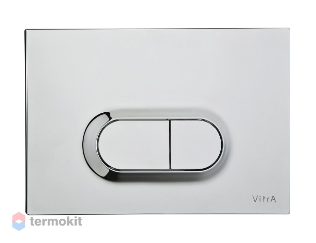 Клавиша смыва Vitra Loop O для инсталляций 742-XXXX, нержавеющая сталь 740-0940