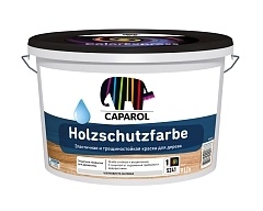 CAPAROL HOLZSCHUTZFARBE краска для древесины акриловая кроющая универсальная, база 1 (2,5л)