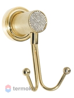 Крючок двойной Boheme Royal Cristal золото 10926-G