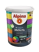 Эмаль акриловая Alpina Аква Эмаль шелковисто-матовая База 1 0,9 л