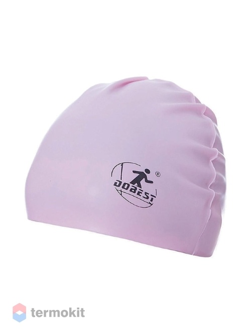 Шапочка для плавания силиконовая Dobest SH40 розовая
