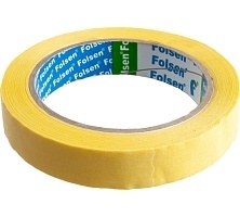 Folsen Малярная лента 19мм x 35м, желтая, 40оС