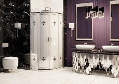 Душевой уголок Ambassador Royal 2000x900x900 (тонированное с рисунком) 18015106