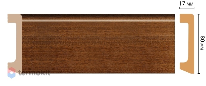 Плинтус цветной Decomaster D235-75 ДМ