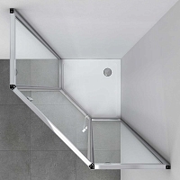 Душевой уголок Vincea Penta 1950x900x900 хром VSP-3P900CL