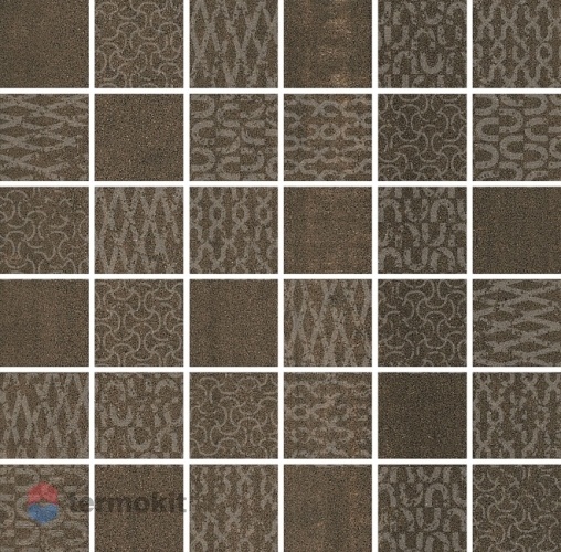 Керамогранит Kerama Marazzi Про Дабл коричневый мозаичный DD2013/MM декор 30х30