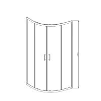 Душевой уголок Vincea Alpha 1900x900x900 хром VSQ-3AL900CL