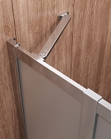 Душевой уголок Cezares Molveno 1950x1200x1200 (рифленое стекло) хром MOLVENO-R-22-90+30-P-Cr