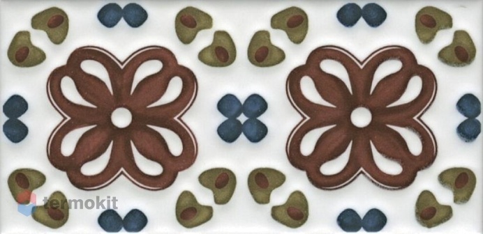 Керамическая плитка Kerama Marazzi Клемансо STG/B616/16000 декор орнамент 7,4x15