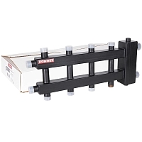 ROMMER Коллектор (дублер компакт) с гидроразделителем на 2+2+1 контура  до 60 кВт