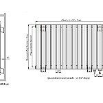 Стальные трубчатые радиаторы КЗТО Гармония А40-2 500 с нижним подключением