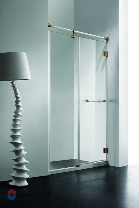 Душевая дверь RGW Viscount VI-01 110х195 02040111-18 Белый/золото