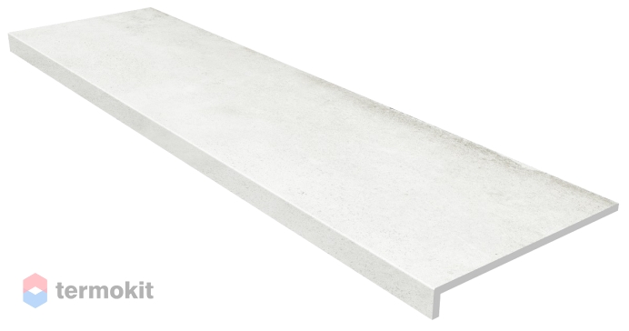 Ступень Gres de Aragon Urban Blanco Anti-Slip Rect фронтальная 31,5х119,7