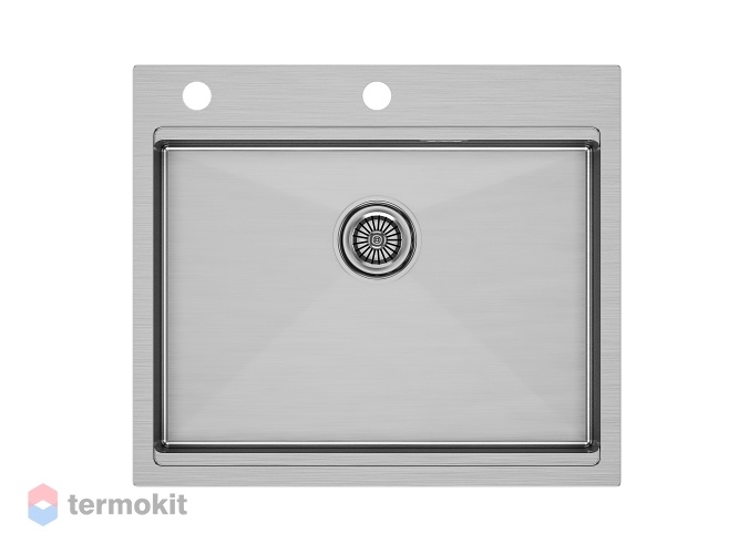 Мойка для кухни Paulmark BRIM-PRO брашированная сталь PM705951-BS