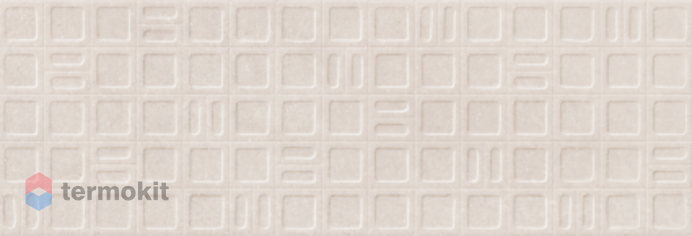 Керамическая плитка Argenta Gravel square cream настенная 40x120
