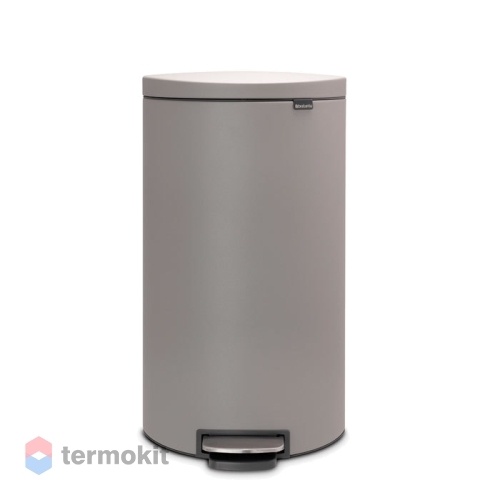 Мусорный бак Brabantia FlatBack+ 30 л минерально-серый 119569