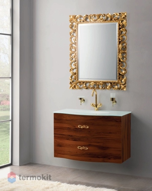 База под раковину Cezares PETALO подвесная 86 PETALO-900-2C-SO-RC-P Rovere Ciliegio